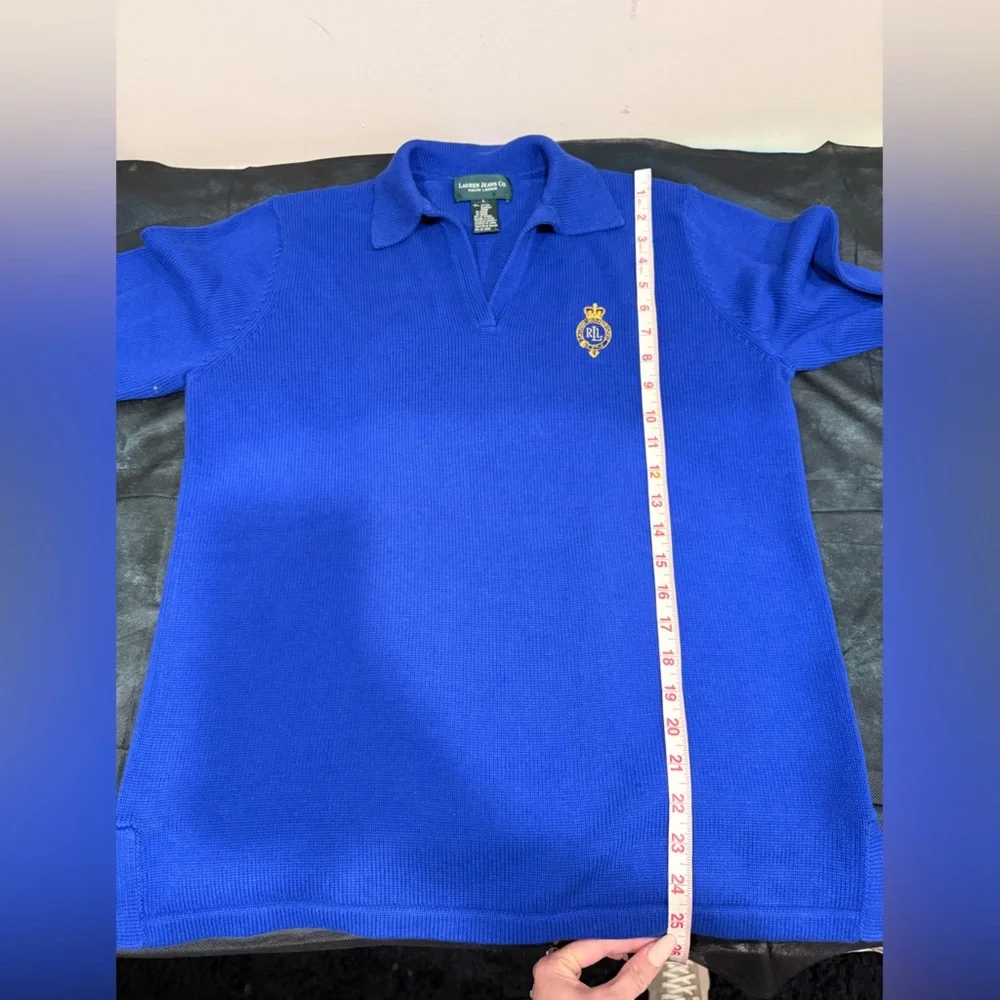 🔥Ralph Lauren Men’s Royal Blue sweater EC Size L🔥